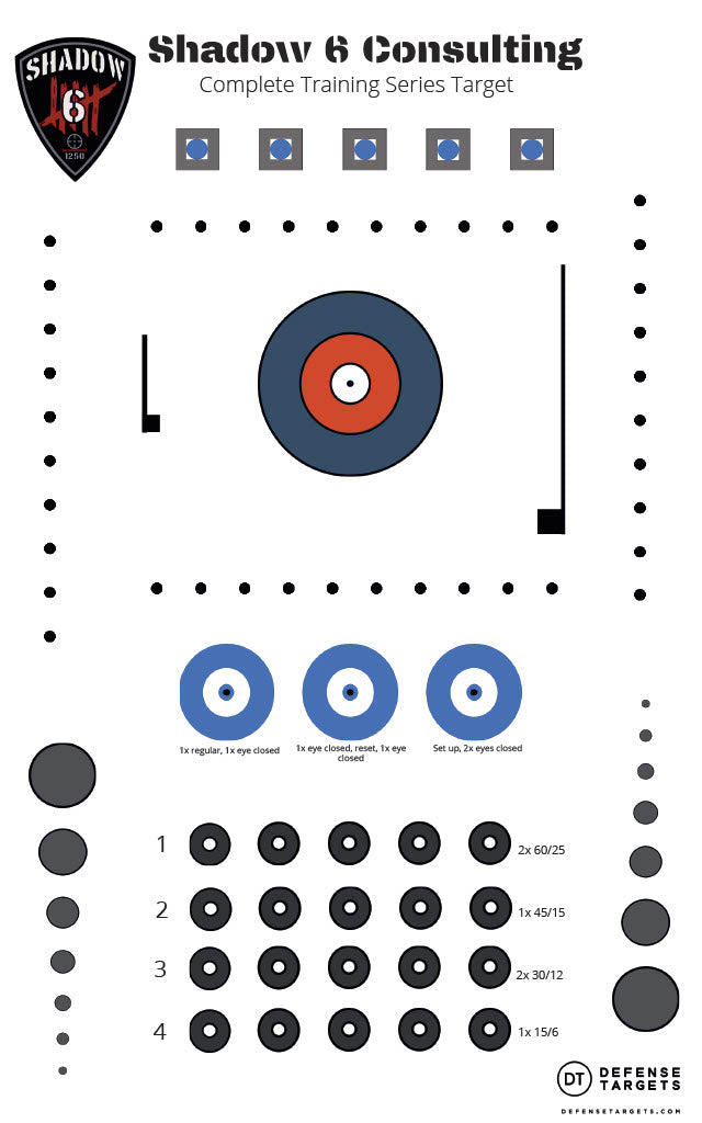 Shadow 6 Paper Target by James Gilliland – 20