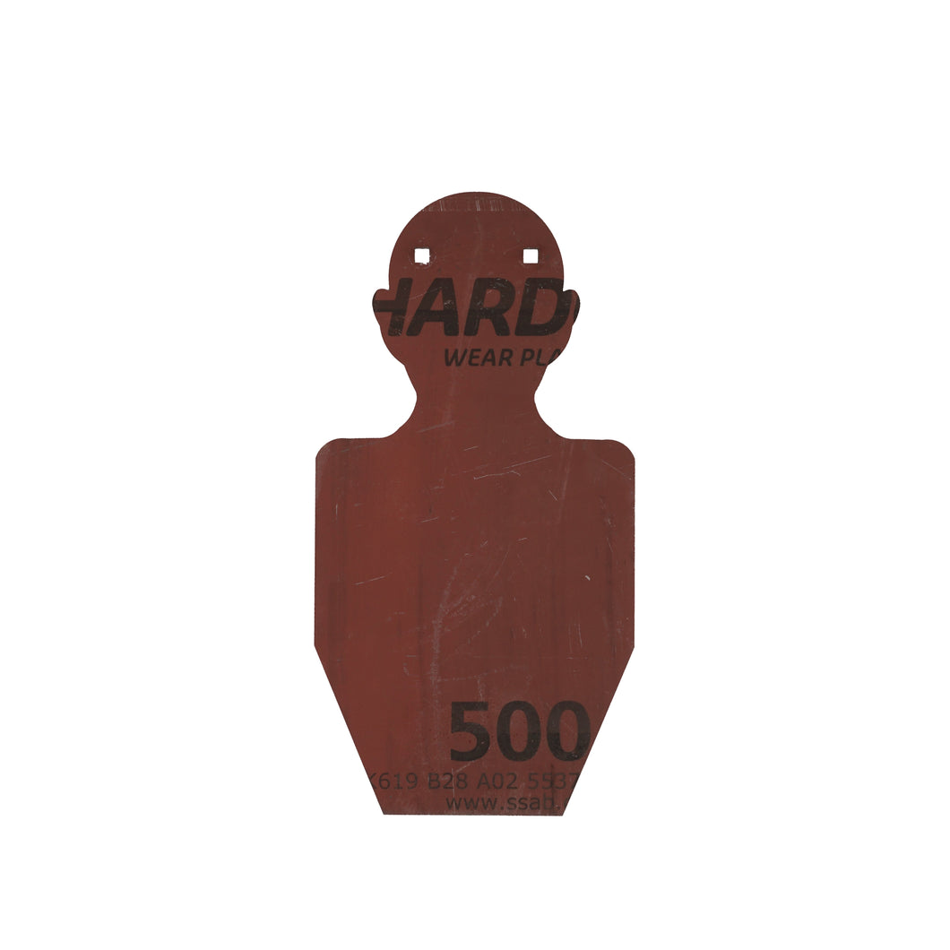 Body Shot strike face, 11.5x23 inches, AR500 steel shooting target for rifle and pistol practice – Defense Targets