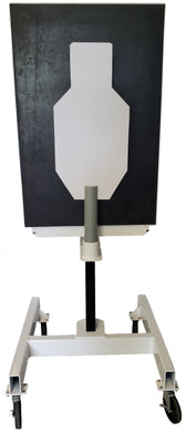 Defense Targets MBT portable rifle-rated bullet trap with ballistic rubber face for safe shooting practice