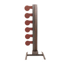Dueling Tree steel target, 58-inch with six 6-inch AR500 paddles, suitable for pistol and rifle practice – Defense Targets