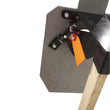 Full size flag steel target, AR500 IPSC with reactive paddle and welded base for shooting practice – Defense Targets