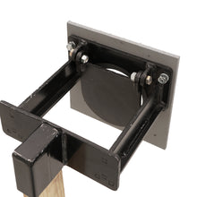 Precision Square 4-inch steel target, AR500 paddle system with welded base for shooting practice – Defense Targets