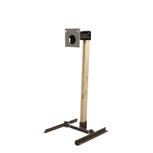Precision Square 4-inch steel target, AR500 paddle system with welded base for shooting practice – Defense Targets
