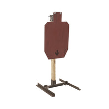 Full size IPSC steel target system, AR500 rifle-rated with multi-use base for shooting practice – Defense Targets