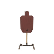 Full size IPSC steel target system, AR500 rifle-rated with multi-use base for shooting practice – Defense Targets