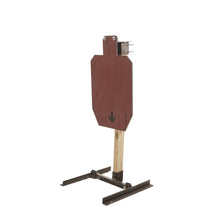 Full size IPSC steel target system, AR500 rifle-rated with multi-use base for shooting practice – Defense Targets