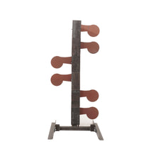 Mobile Dueling Tree target, 4-foot steel shooting system with six AR500 paddles for pistol and rifle practice – Defense Targets