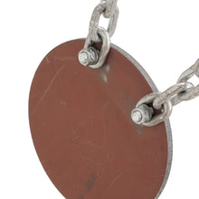 8-inch steel gong target system, AR500 rifle-rated with chains and bracket for shooting practice – Defense Targets