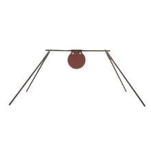 Flasher Gong steel target, AR500 rifle-rated with auto reset, available in 6-inch to 12-inch options for shooting practice – Defense Targets