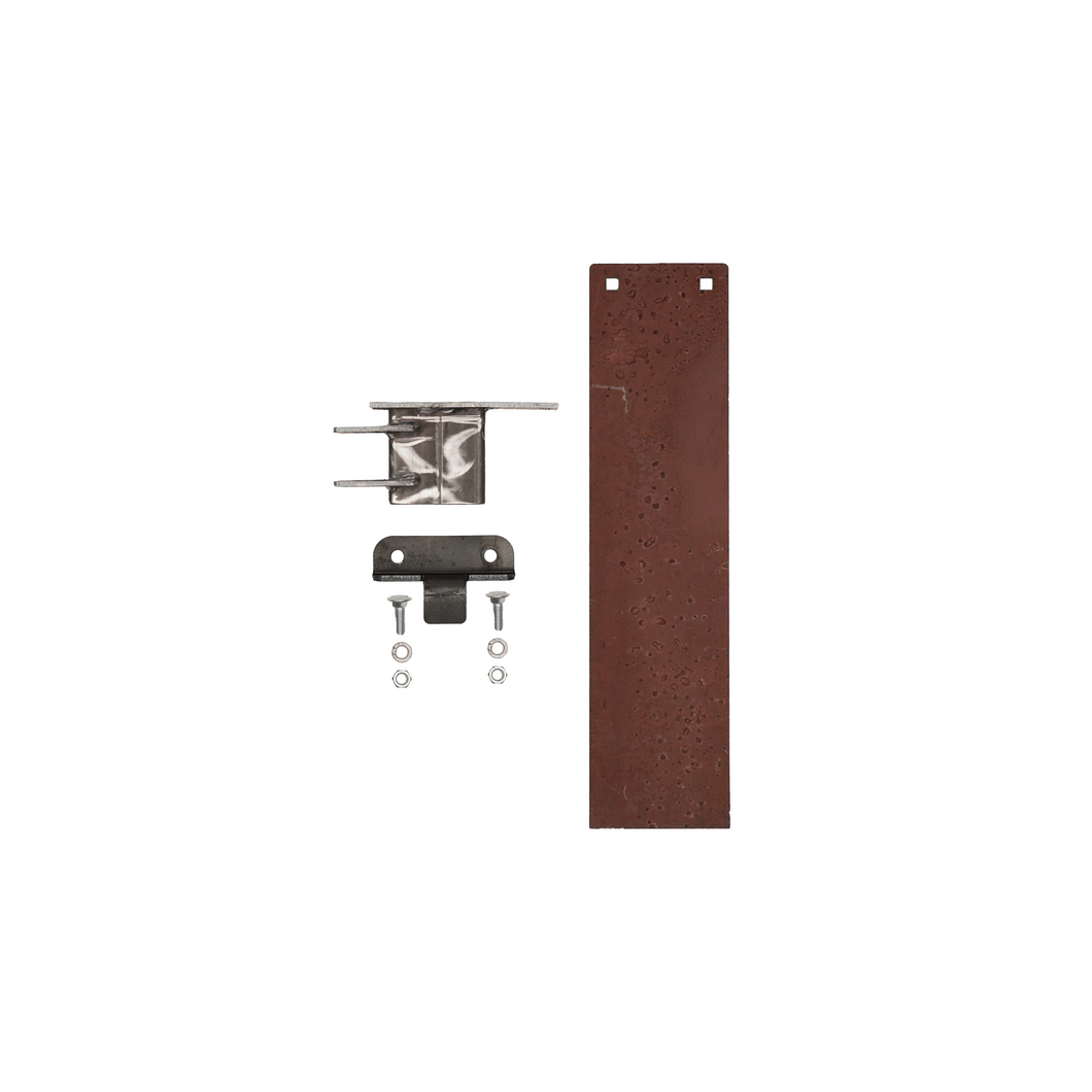 Long A Zone steel target bundle, AR500 rifle-rated IPSC strike face with post top and bracket for shooting practice – Defense Targets
