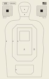 Noner Paper Training Targets (25 Pack) – 20"x32" USPSA Style