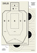 TMACS INC paper targets, 25-pack, IPSC and B8 bullseye shooting targets for practice – Defense Targets