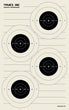 TMACS INC paper targets, 25-pack, IPSC and B8 bullseye shooting targets for practice – Defense Targets