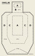TMACS INC paper targets, 25-pack, IPSC and B8 bullseye shooting targets for practice – Defense Targets