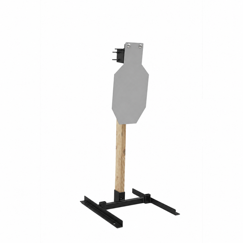 B/C Zone IPSC Complete Steel Target System — SR500 Rifle-Rated