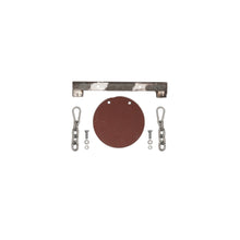 8-inch steel gong target system, AR500 rifle-rated with chains and bracket for shooting practice – Defense Targets