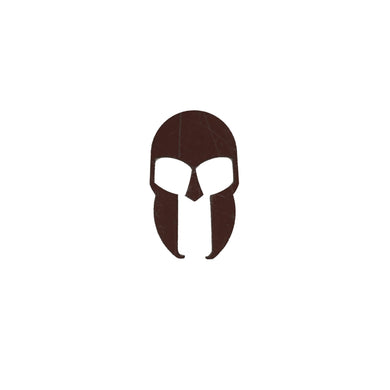 Spartan Head AR500 steel target, 4.25x2.5 inches, durable shooting target – Defense Targets