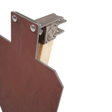 Full size IPSC steel target system, AR500 rifle-rated with multi-use base for shooting practice – Defense Targets